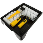 CORAL Easy Coater Decorating Paint Roller Tray & Frame Set, 12 Piece Pack, Roller Brush, 10501