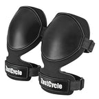 Tactical Knee Pads for Work, Hunting, Construction, Gardening, Paintball w/Foam Padding, Hard Shell & Adjustable Straps (Black) - color: Black