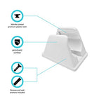 Dura Faucet DF-SA156-WT RV Handheld Shower Wand Bracket (White) - color: White
