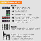 NAWIN Impact Driver Bit Set,45 Piece Screwdriver Bit Set,Impact Tough Screwdriving Bit Set (Black) - style: 45-Pc. Set
