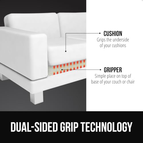 Gorilla Grip Non Slip Cushion Gripper to Prevent Sliding, 22x70 - size: 22x70 Sofa - Standard