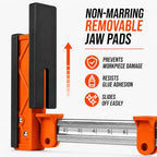 WEN 50-Inch 2000-Pound Parallel Jaw Clamp and Spreader Set, Two-Pack (CLP502) - size: 50-Inch Clamps, Two Pack