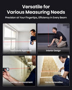 MILESEEY Laser Measure, Laser Measuring Tool with Angle Sensor