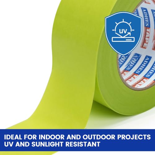 ADHES Green Delicate Surface Washi Masking Tape Painter Tape 1Inch - size: 24mm x 50m
