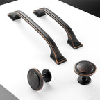 Oil Rubbed Bronze Cabinet Pulls 3-3/4 Inch Drawer Pull 10 Pack 8222 - color: Oil Rubbed Bronze, size: 3-3/4 Inches, style: 10 Pack Arch Pull