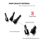 1/4"-20 5/16"-18 3/8"-16 3Pcs Hanger Bolt Driver Double Headed Wood Screws Fully All Threaded Rod Threaded Insert Hexagon Head Drill Driver Bits - size: Driver 1/4"+5/16"+3/8"
