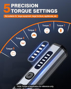 JOREST Mini Electric Screwdriver, Small Cordless Precision Screwdriver set with 38 Magnetic Bits, 5 Torque Settings, Repair Tool for iPhone, Laptop, Drone, Game Console, Camera; Gift for Father