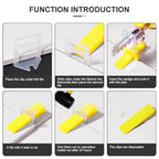 Tile Leveling System Clips 1/8" 2400 Pcs DIY Tiles Leveler Spacers Tile Leveling System for Professional Ceramic Tile and Stone Installation - size: 3.0mm-tile leveling clips