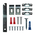 PHS Anti Theft Picture Hangers, Holds 15 lb, 25 Pack with T-Head Screws - size: 25 Pack