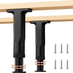 7.6-14.5in Bed Support Legs for Bed Frame Support,Slat Support 2PC - size: 2pcs (7.6-14.5 in Adjustable)