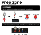 FreeZone 60-Piece 1/2" Socket Holder Expansion Pack, SAE & Metric
