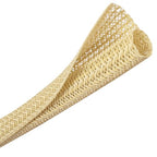 Cable Management Sleeve, Split Design, 25FT - 1 Inch, Beige - color: Beige, size: 1"-25ft