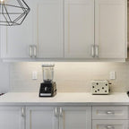 Amerdeco 10 Pack Brushed Satin Nickel 3.75 Inch(96mm) Hole Centers Kitchen Cabinet Pulls Cabinet Hardware Kitchen Handles for Cabinets Cupboard Handles Drawer Pulls ZH0009 - color: Brushed Satin Nickel, size: 3.75" hole center