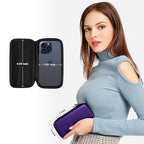 iMangoo Travel Essential Electronics Organizer Charger Case Carrying Pouch - color: Purple, size: Small