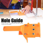 41Pcs Drill Hole Locator Kit - Adjustable Woodworking Jig with 6/8/10mm Drill Bits and Dowels for Precision Carpentry Projects