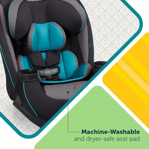 Safety 1st Grow and Go All-in-One Convertible Car Seat, Rear Facing, 5-40 lbs, Forward Facing (30–65 lbs), High Back Booster Seat 40-100 pounds, Iron Frost - color: Iron Frost, style: Original