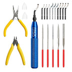 Deburring Tool 3D Printing Kit 19-Pcs for Resin, Metal with Improved