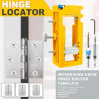 Door Hinge Jig with Door Lock Installation Kit,Door Hinge Mortiser Template - size: C