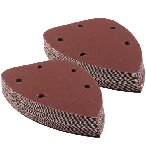 25 Pcs Mouse Detail Sander Sandpaper, 400 Grit, 5 Hole - size: 400 Grit - 25 Pcs