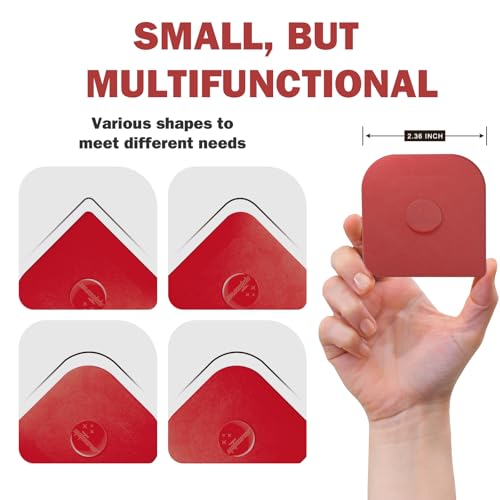 Pan Scraper, 10 Pcs Pot & Dish Scraper Plastic, Sturdy Scraper Kitchen Tool, Red - color: Red, size: 10 Pcs