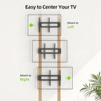 USX MOUNT Fixed TV Wall Mount for 65-120 inch Flat TVs up to 220 Lbs, Low Profile Wall Mount TV Bracket fits 16" 18" 24" 32" Stud Spacing, Max VESA 900x600mm for Most 100 98 90 85 86 inch TV - size: 65-120 inch