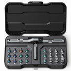 Bomivoi 24 in 1 Magnetic Screwdriver Set, DIY Ratchet Screwdriver Set, Multi Bit Magnetic Drive Set with Detachable Ratchet Handle, Portable Precision Repair Tool Kit for Furniture Computer Bicycle - style: 24 IN 1