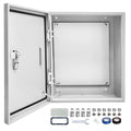 Electrical Junction Box 24x24x8, NEMA 4X IP66 Steel Enclosure Box - size: 24 x 24 x 8''