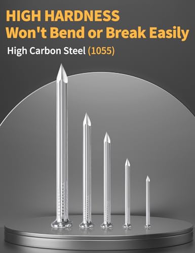 Concrete Nails 1-1/4 Inch for Masonry & Cement Walls - size: 1-1/4 Inch