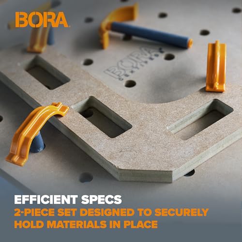 BORA Centipede Quick Clamps Set CA0302, 2-Piece Work Stand Clamps - size: 2-Piece Set