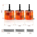 1" Metal Copper Pipe Cleaner Set with 1/4 Hex Shank, Replaceable Brush, Each Set Additional 3Pcs Replaceable Blades for Cleaning Rust, Stains, Paint on Copper Pipes and Various Metal Pipes - size: 1"