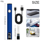 Wlizyzfhy Rechargeable Thread Burner kit，Tool Burning Pen(blue) - color: Blue