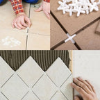 uxcell 1600Pcs Tile Spacers, 1mm 1/32" Cross Shape Wall Floor Tile Spacer Tiling Tools for Ceramic Tile Installation, White - size: 1mm