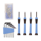 CARTMAN Complete Household Tool Set, Blue Hand Kit With Storage Case - color: Light Blue