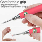 Wlizyzfhy Rechargeable Thread Burner kit，Tool Burning Pen(orange) - color: Orange