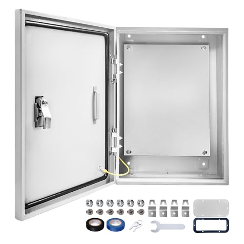 Outdoor Electrical Box 20x12x10 NEMA 4X IP66 Waterproof Box - size: 20 x 12 x 10''