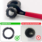 6pcs Coilover Spanner Wrench Set, C-Shape Shock Spanner Hook Wrench Tools - color: 6pcs