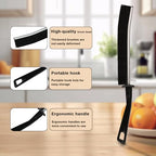 Hard Bristle Crevice Cleaning/Gap Cleaning Brush,Slim Flat Curved Brush
