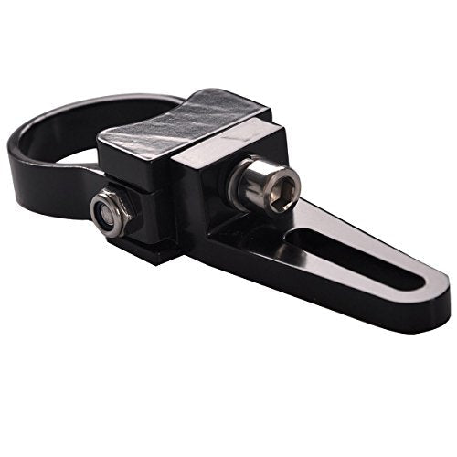Universal-Fit 360 Adjustable 1.25" Tubular Clamp Light Mounts for Offroad LED Light Bar, Easy Positioning on Trucks & SUV Tube Surface, High-Grade Lightweight Aluminum, Black Sleek Finish, 2 PCS Set - size: 1.25" (32mm)