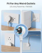 TROND Electrical Outlet Extender 360° Rotating Plug with 20W USB C, 10ft - size: 10 FT 360° Rotating Plug