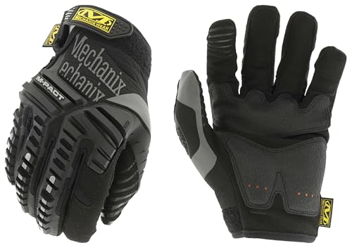 Mechanix Wear M-Pact Touchscreen Work Gloves, XX-Large, Black - color: Black/Grey, size: XX-Large