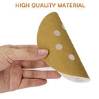 5-Inch 8-Hole Hook and Loop Sanding Discs, Orbital Sander Sandpaper Discs, 100 Pieces Round Sandpaper Set, 150 Grit - size: 150-Grit
