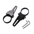 Universal-Fit 360 Adjustable 1.25" Tubular Clamp Light Mounts for Offroad LED Light Bar, Easy Positioning on Trucks & SUV Tube Surface, High-Grade Lightweight Aluminum, Black Sleek Finish, 2 PCS Set - size: 1.25" (32mm)