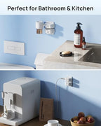 TROND Multi Plug Outlet Extender 2 Pack, Outlet Splitter for Bathroom - color: White, size: 3AC-3 Prong Plug, 2 Pack