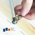 PHS D-Ring Picture Hangers, Holds 10 lb, 100 Pack with Screws - size: 100 Pack
