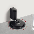 PANALI Magnetic Door Stopper, Windproof Door Stop, 1 Pack - color: Matt Black