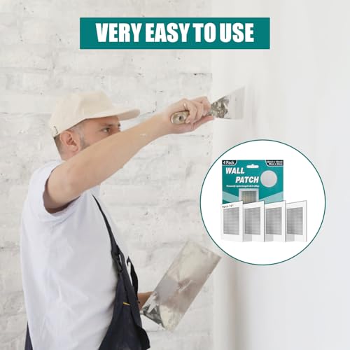 4Pcs 12 Inch Drywall Patch, Wall Repair Patches Wall Hole Repair Patch - size: 12 Inch_4Pcs