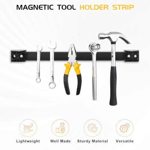 DGSL Heavy Duty Magnetic Tool Holder, 10 Pack 18" Wall Mount Organizer - size: 18 In x 10