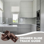 Plastic Center Mount Drawer Track Guidess, Dresser Repair Parts