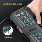Bomivoi 24 in 1 Magnetic Screwdriver Set, DIY Ratchet Screwdriver Set, Multi Bit Magnetic Drive Set with Detachable Ratchet Handle, Portable Precision Repair Tool Kit for Furniture Computer Bicycle - style: 24 IN 1