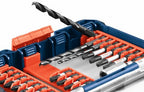 BOSCH SDMS48 48-Piece Assorted Impact Tough Screwdriving Custom Case System Set for Screwdriving Applications - size: 48-Piece Set, style: Screwdriving